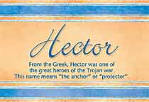 Meaning of the name Hector