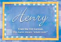 Meaning of the name Henry