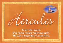 Meaning of the name Hercules
