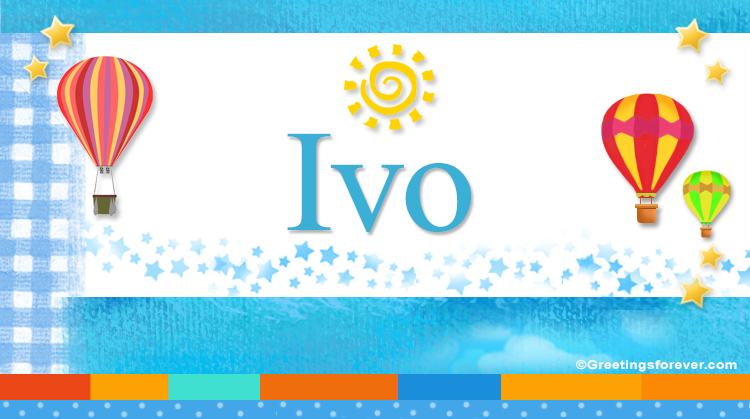 Nombre Ivo, Imagen Significado de Ivo