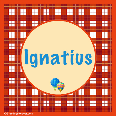 Image Name Ignatius