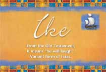 Meaning of the name Ike