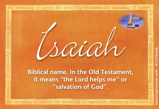 Ecard - Isaiah