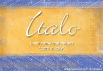 Meaning of the name Italo