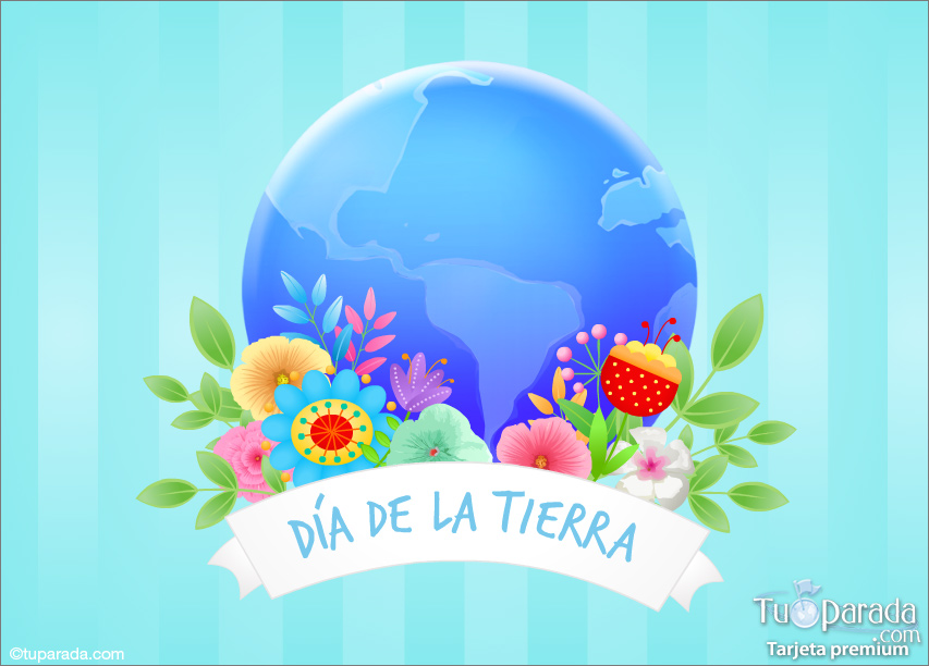 Tarjeta Día Mundial de la Tierra