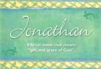 Meaning of the name Jonathan