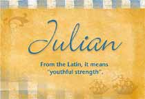 Meaning of the name Julian