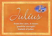 Meaning of the name Julius