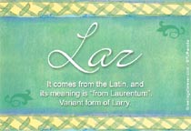 Meaning of the name Laz