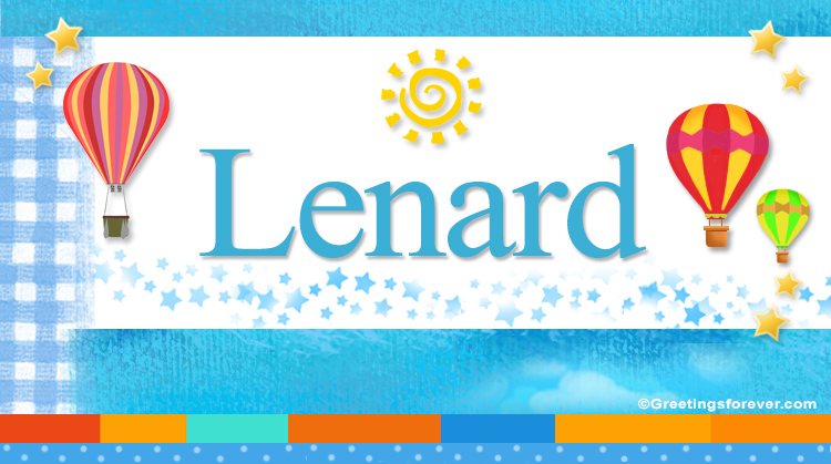 Nombre Lenard, Imagen Significado de Lenard
