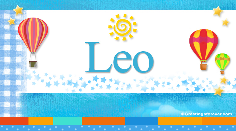 Nombre Leo, Imagen Significado de Leo