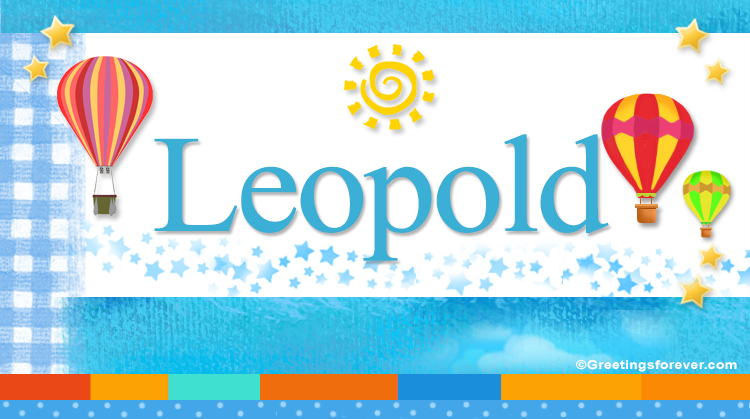 Nombre Leopold, Imagen Significado de Leopold