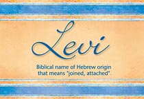 Meaning of the name Levi