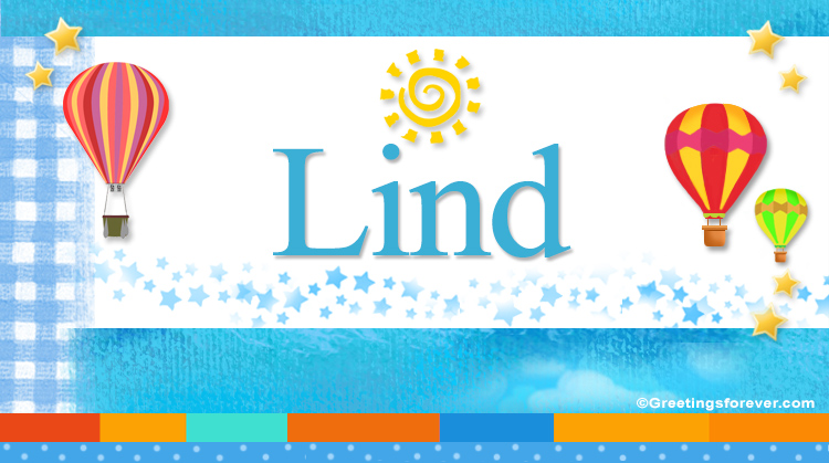 Nombre Lind, Imagen Significado de Lind