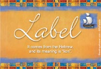 Meaning of the name Label