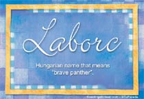 Meaning of the name Laborc