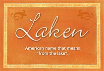 Meaning of the name Laken