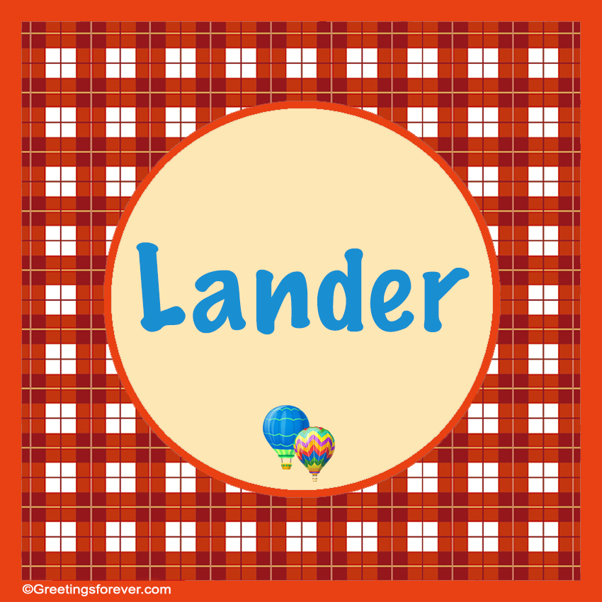 Nombre Lander, Imagen Significado de Lander