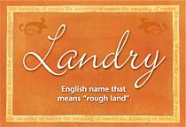 Meaning of the name Landry