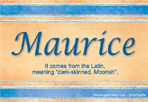 Maurice Bedeutung