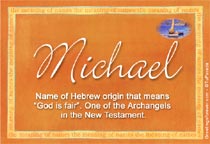 Meaning of the name Michael