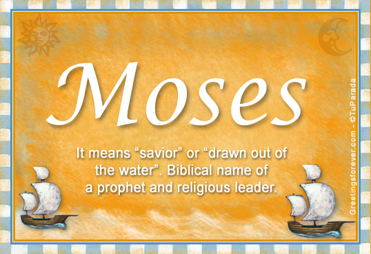 Image result for moses' names