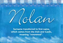 Meaning of the name Nolan