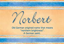 Meaning of the name Norbert