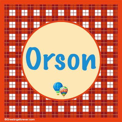 Image Name Orson