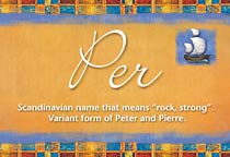 Meaning of the name Per
