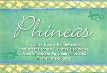 Meaning of the name Phineas