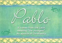 Pablo Name Meaning - Pablo name Origin, Name Pablo ...