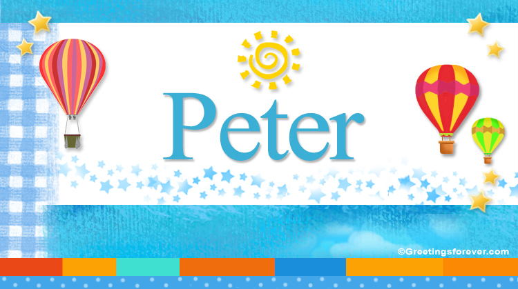 Nombre Peter, Imagen Significado de Peter