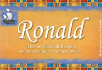 Meaning of the name Ronald