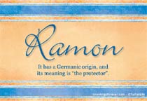 Meaning of the name Ramon