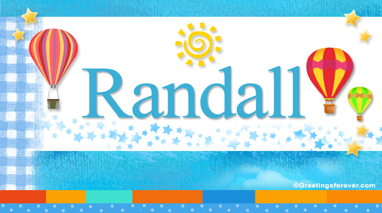Nombre Randall, Imagen Significado de Randall