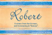Meaning of the name Robert