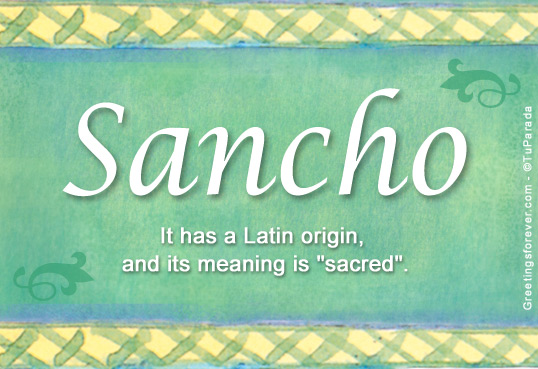 Ecard - Sancho