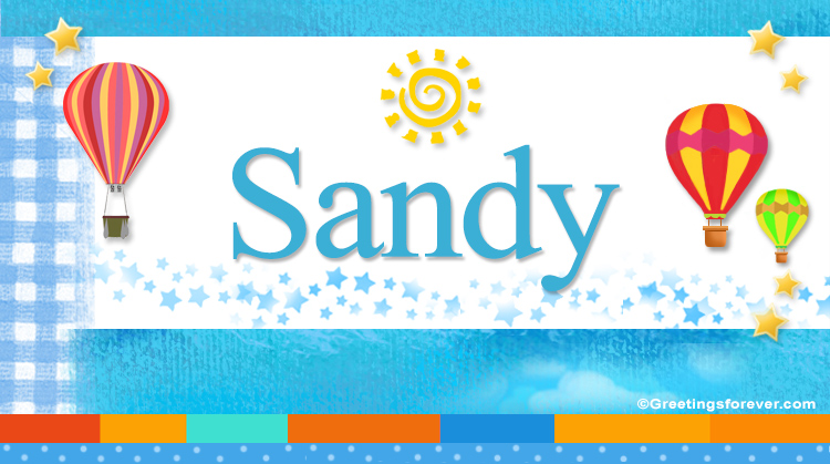 Nombre Sandy, Imagen Significado de Sandy