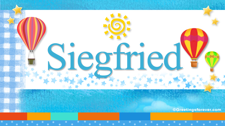 Nombre Siegfried, Imagen Significado de Siegfried