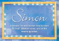 Meaning of the name Simon