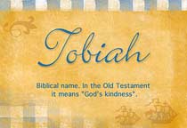 Meaning of the name Tobiah