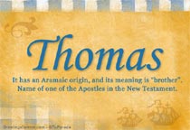 Meaning of the name Thomas