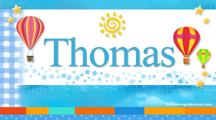 Nombre Thomas, Imagen Significado de Thomas