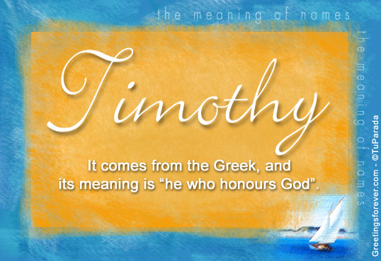 Timothy