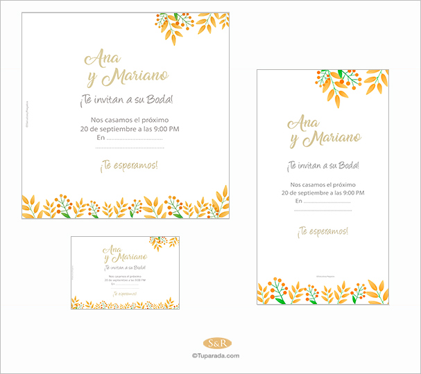 Invitación especial a Boda