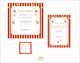 Invitación de aniversario