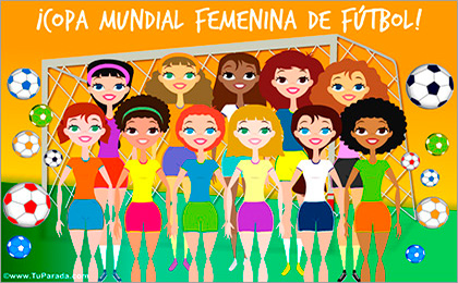 Tarjeta de Copa Femenina de Fútbol