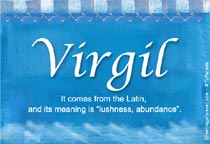Meaning of the name Virgil