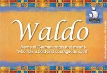 Meaning of the name Waldo